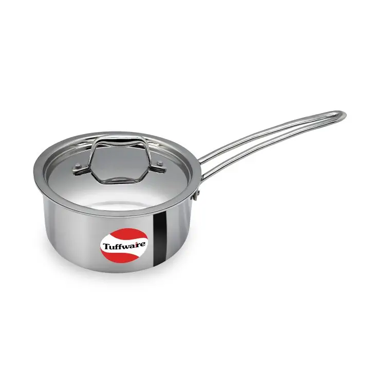 Stainless Steel Triply Saucepan With Lid